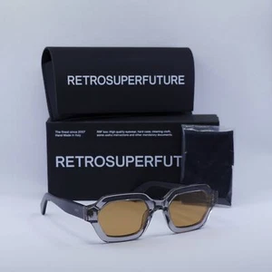 RETROSUPERFUTURE Pooch Stilo D2A Transparent Grey/Black/Brown 54-21-145 Sungl... - Picture 1 of 7