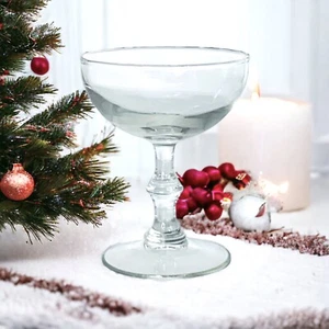 Vintage Libbey GEORGIAN Stem #8000 Clear MCM Tall Sherbet Champagne Glass NEW - Picture 1 of 6