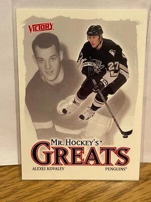 2001-02 UD Victory Mr. Hockey's Greats #416 Alexei Kovalev Pittsburgh Penguins - Image 1 of 2