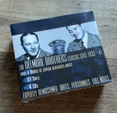 The Delmore Brothers - Classic Cuts 1933-1941 (CD, 4-Disc Box Set) NEW SEALED - Image 1 of 4