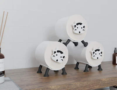 Lustiger Cow-Toilettenpapierhalter – Nachhaltiger Hingucker fürs Bad! - Bild 1 von 3
