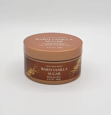 Bath & Body Works Warm Vanilla Sugar Whipped Body Butter 6.5 oz New - Image 1 of 3