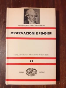 LICHTENBERG - OSSERVAZIONI E PENSIERI - EINAUDI - NUE - PRIMA EDIZIONE 1966 - Foto 1 di 1