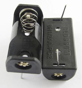 1/2 AA 1/2AA 14250 Battery Storage Box Case Holder 3.6V With PCB Pin Solder Lead - Picture 1 of 5