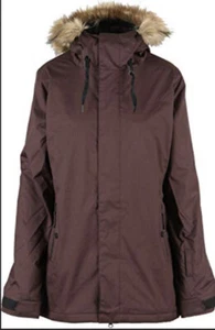 Nuevo con etiquetas Mujer Talla XL VOLCOM MISSION Chaqueta Aislante Marrón Snowboard - Imagen 1 de 10