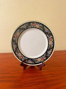 Vintage Lenox Oxford Salad Plate Sutton Pattern Gold Trim Floral Made USA 8.25" - Picture 1 of 3