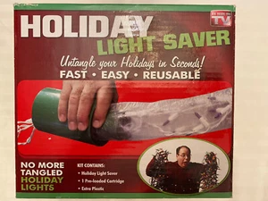 NEW! HOLIDAY Light Saver Storage Untangle Lights Easy Fast Reusable - Picture 1 of 6