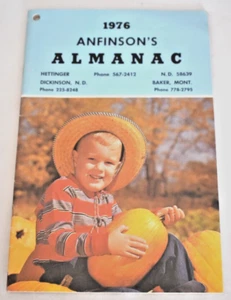 Anfinson's Almanac 1976 Advertising Stores in North Dakota & Montana - Imagen 1 de 7