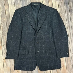Ermenegildo Zegna 100% Cashmere Sport Coat Blazer 44R Mens Blue Suit Jacket - Picture 1 of 9