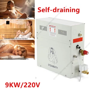 9KW Sauna Steam Generator Machine Sauna Bath Spa Steamer Auto-draining 220V AU - Picture 1 of 12