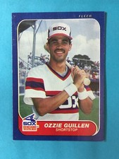 1986 Fleer Wax Box Bottom  #C-3 OZZIE GUILLEN  NM-MT or BETTER   K11020419