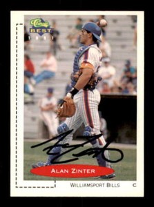 1991 Classic Best #334 Alan Zinter AUTOGRAPHED!!!! 242889