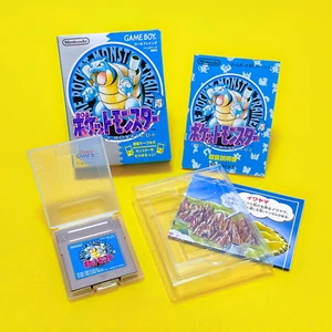 Pokemon Blue - Nintendo Game Boy GB Japan JP w/Box Manual - Picture 1 of 21