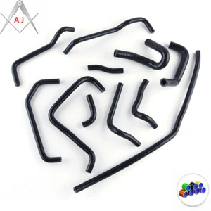 Kit de mangueras refrigerante de silicona negras para Mazda Mx5 MX-5 1.8 MK2 NB Miata 1998-2005 - Imagen 1 de 6