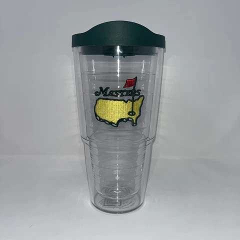 Authentic Masters 24 oz Insulated Tervis Tumbler Cup with lid Cover