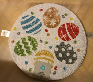Martha Stewart Ostereier 100 % Baumwolle 2er Set 15" Tischsets - Bild 1 von 4