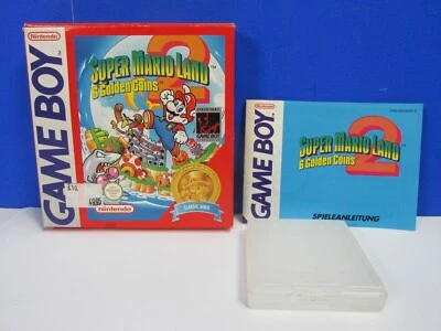 BOX ONLY GB NINTENDO GAMEBOY SUPER MARIO LAND 2 6 COINS VIDEO GAME NOE VERSION - Image 1 of 4