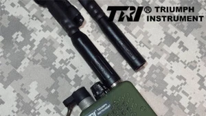 PRC152 148 VHF UHF MBITR THALES HARRI RADIO TRI Antena Plegable Hoja Corta AN - Imagen 1 de 5