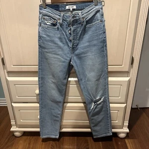RE/DONE Womens Straight Leg light wash jeans 27 - Picture 1 of 4