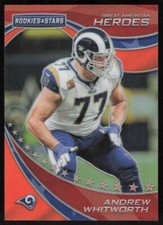 2019 Panini Rookies & Stars Great American Heroes Andrew Whitworth /25 22/25 Los