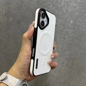 Magsafe Case For iPhone 16 Pro Max 15 14 13 12 Magnetic ShockProof Leather Cover - Afbeelding 1 van 28