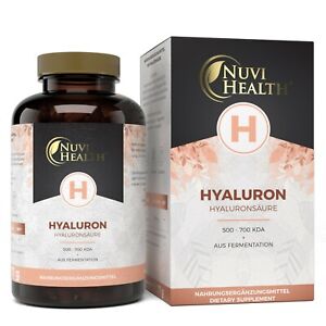 Hyaluronsäure 100 Kapseln (v) a 500 mg - 500-700 kDa Hyaluron Haut + Gelenke