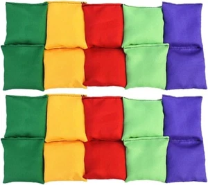 20pcs Small Bean Bags Mini Colorful Bean Bags Mini Beanbags Toy Outdoor Sports S - Picture 1 of 9