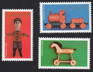 Canada 1979 Christmas = Antique Toys #839-841 MNH Full Set of 3 - Bild 1 von 1