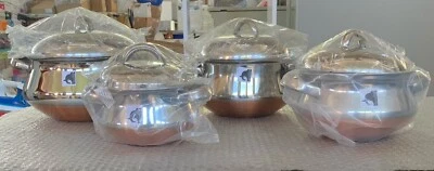 BATTERIA DI PENTOLE CON COPERCHI 8 PEZZI INOX STAHL - MISURE 13/16/19/22 - Bild 1 von 4