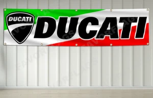 Ducati Banner Flag 2X8Ft Motorcycle Bike Moto Gp Fans Garage Shop Decoration - Picture 1 of 2