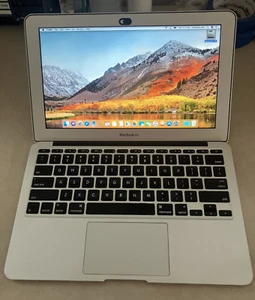 2011 MacBook Air Core i5 1.6GHz 2GB RAM 64GB SSD 11" A1370 10.13 High Sierra - Picture 1 of 16
