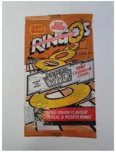 Vintage collectable crisp pack Doctor Who Golden Wonder Ringos 1986/87 - Picture 1 of 2