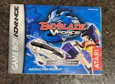 BeyBlade V Force Game Boy Advance  Instruction MANUAL ONLY No Game Authentic - Image 1 of 4