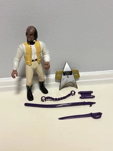 Vintage 1994 Playmates Star Trek Generations Pirate Worf Figure Complete - Picture 1 of 2
