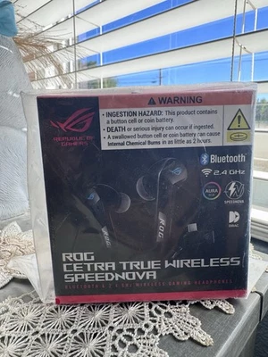 华硕 ROG Cetra True Wireless Speednova 蓝牙 2.4GHz 游戏耳机 — 第 1/4 张图片