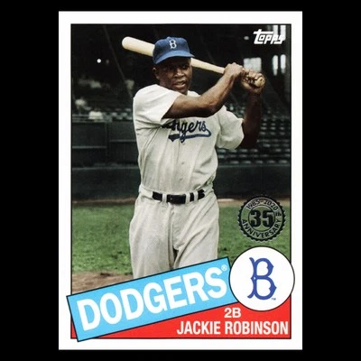 Jackie Robinson 2020 Topps 1985 Retro Dodgers - Image 1 of 3