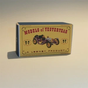 Matchbox Lesney Yesteryear 7 b 1913 Mercer Raceabout D1 Style Repro Box - Picture 1 of 4