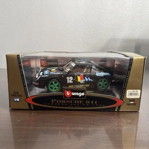 Burago | Porsche 911 | Carrera | 1993 | 1/18 DieCast | schwarz | 3370 - Bild 1 von 7
