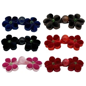 1pair Multipacks Nylon Knot Buttons Themed Crafting Buttons Garment Decoration - Picture 1 of 14