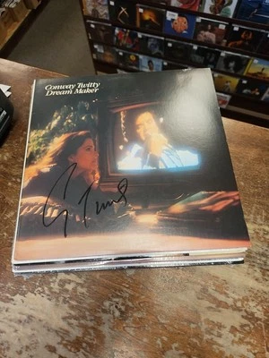 AUTOGRAPHED CONWAY TWITTY - DREAM MAKER LP LIKE NEW  - Image 1 of 4