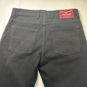 Kimes Ranch James Bootcut Denim Jeans Herren Cowboy Western USA schwarz 31X32 #093 - Bild 1 von 21