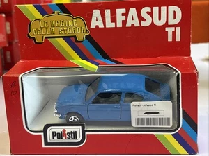 Coche de metal azul Polistil Alfasud Ti 1978 vintage ~ NUEVO ~ LEER DESCRIPCIÓN - Imagen 1 de 9