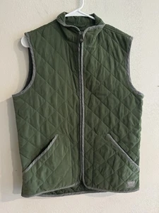 Southern Tide Vest Men Small Green Windbreaker Sleeveless Jacket Quilted S - Picture 1 of 6