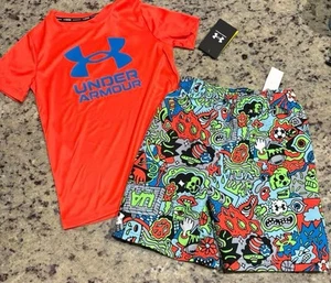 Under Armour Boys 2 Pc Swim Set Size 7 - Picture 1 of 1