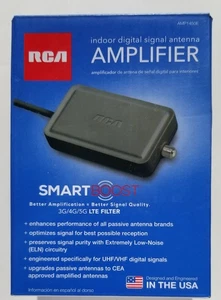 RCA Smart Boost Indoor Digital Signal Antenna Amplifier AMP1450E, New, Open Box. - Picture 1 of 4