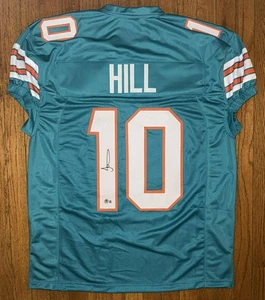 Tyreek Hill Miami Dolphins Signed Jersey - Beckett Certified - Game Cut - Picture 1 of 1