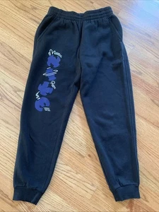 Nike Youth Sweatpants Black Blue Graffiti Jogger Boy Girl Size L 12-13 Yr NWOT - Picture 1 of 8