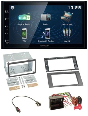 Kenwood 2DIN Bluetooth MP3 USB DAB Autoradio für Ford Fusion Kuga Transit 05-12 - Bild 1 von 4