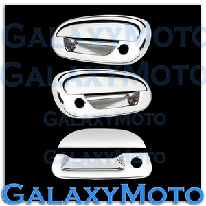 97-03 Ford F150 Triple Chrome 2 Door Handle+NO Keypad+w/PSG KH+Tailgate Cover - Picture 1 of 1