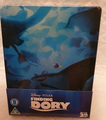 Disney Pixar FINDING DORY (3D/2D) Zavvi Exclusive Steelbook Bluray New & Sealed - Image 1 of 2